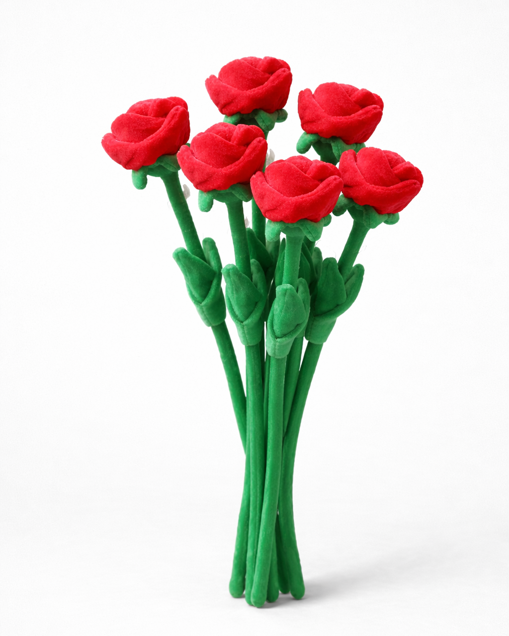 RAMO DE FLORES COM 6 ROSAS